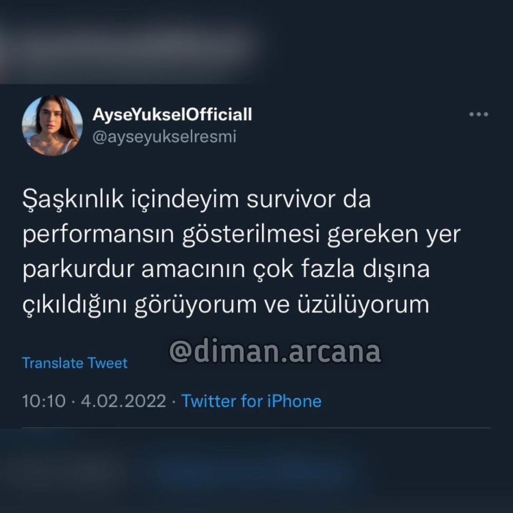 survivor ayse yuksel den survivor all star 2022 elestirisi